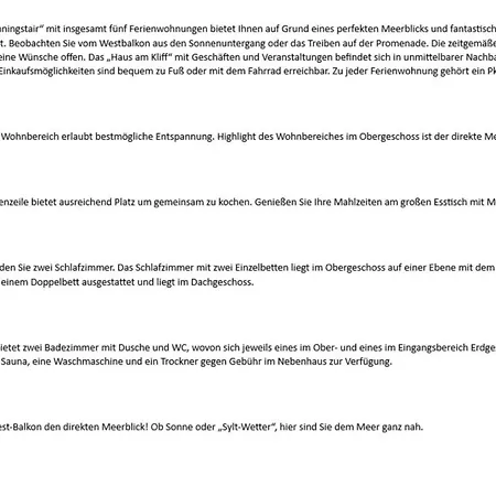 아파트 Wonningstair - Duenenstr 19, App 6 베닝슈테트